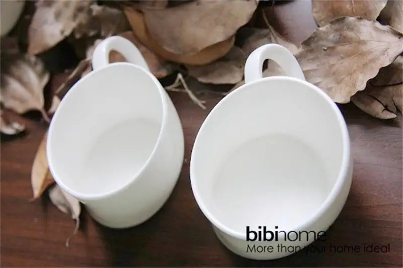 Imagem -04 - Conjunto de Chá de China de Osso Branco Liso Criativo Conjunto de Cinco Peças Copos de Chá de Cerâmica Decorativa Kung fu Conjunto de Copos de Café de Moda Drinkware