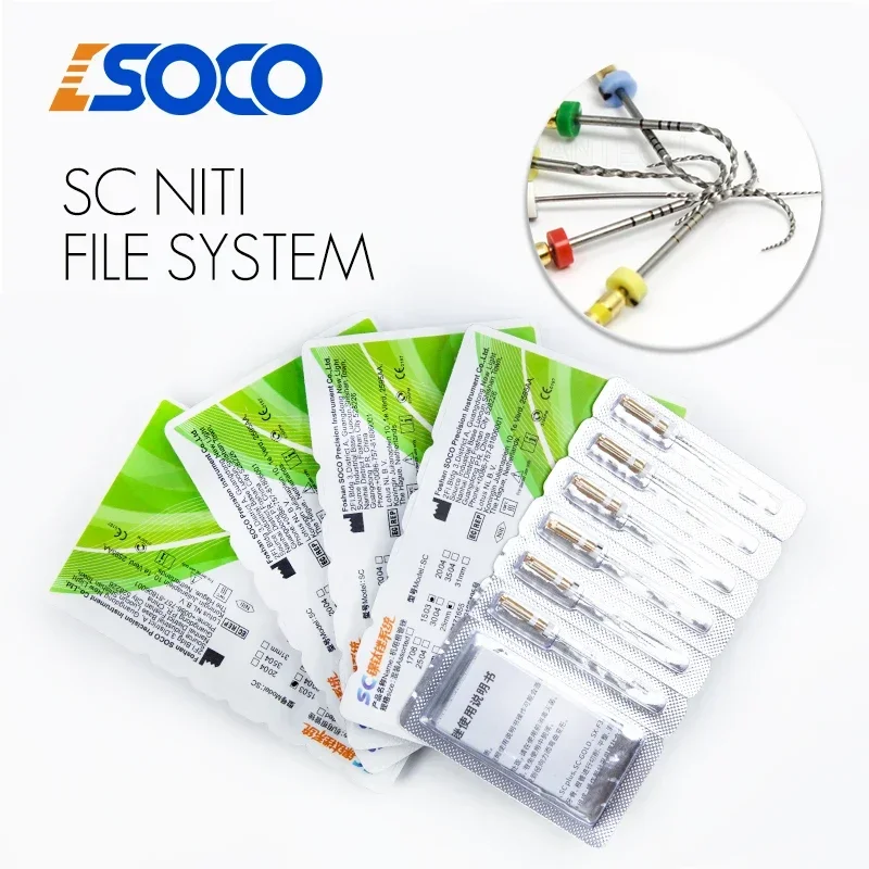 

5 Boxes COXO SOCO Flex NiTi Rotary Files Exceptional Root Canal Contouring Premium Quality for Lasting Use and Cutting Precision