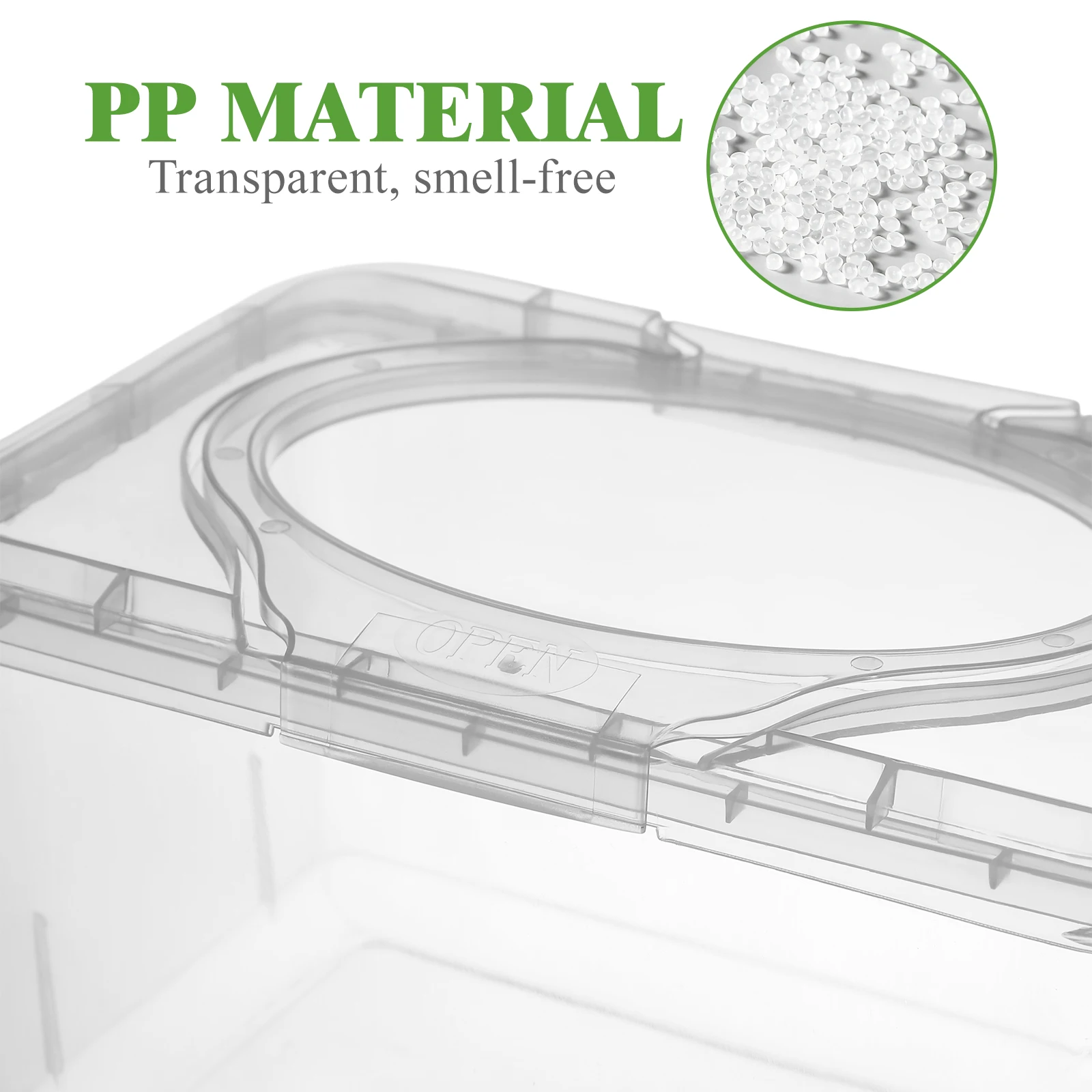 Caja de toallitas húmedas para bebé, contenedor dispensador de PP, ligero, compacto, diseño ergonómico, Material Premium duradero, 3 uds.