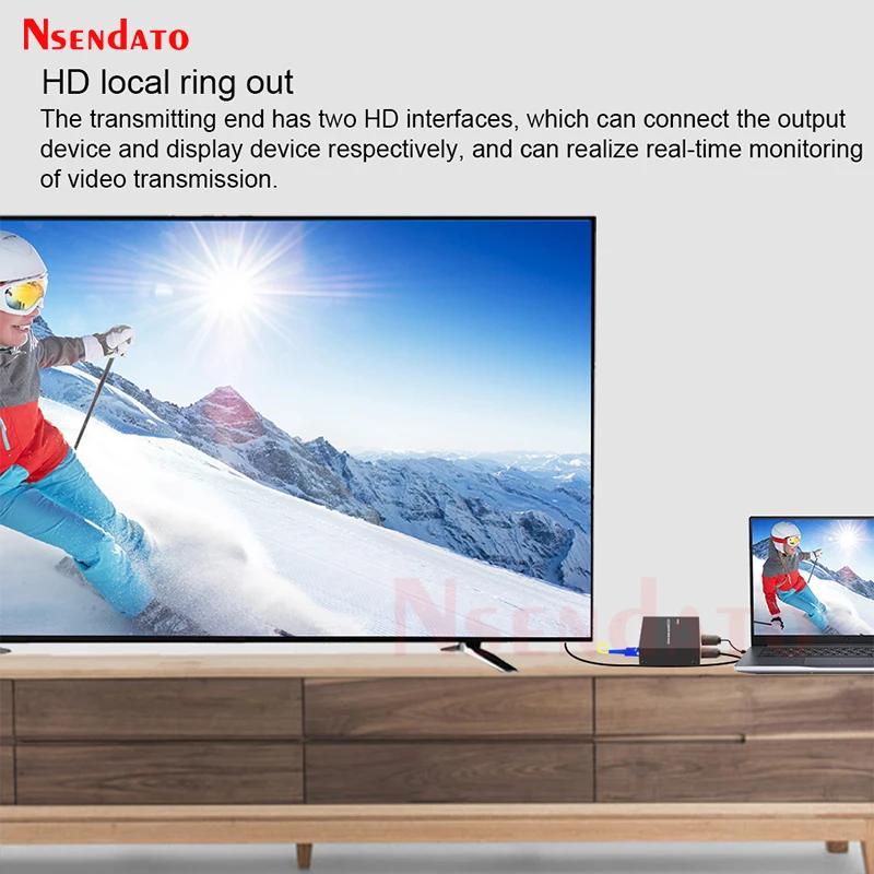 Extensor HDMI KVM de 20Km sobre fibra óptica con USB2.0 SC HDMI a transmisor y receptor AV de fibra óptica extensor HDMI KVM Switch