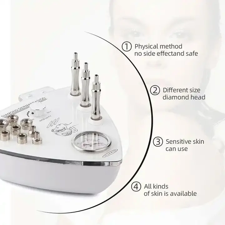 Microdermabrasion Machine Black Head Skin Peeling Removal Diamond Exfoliation Device