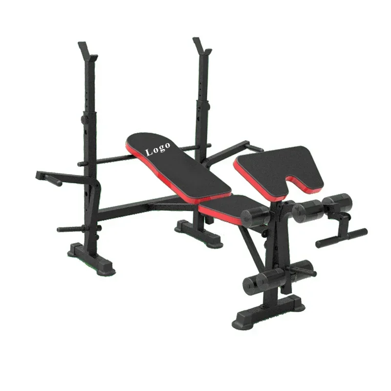 Banc de musculation réglable, équipement de fitness, haltère à haute traction, haltérophilie, puissance de squat T1, salle de sport multifonctionnelle d'usine