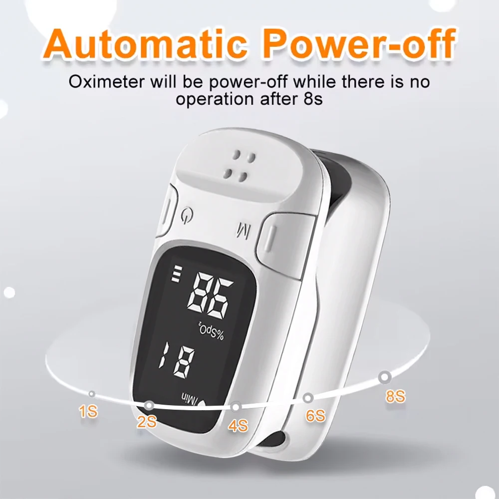 OLEDディスプレイ搭載指先式パルスオキシメーター 心拍数モニター 血中酸素飽和度計 ポータブル指先式オキシメーター検査