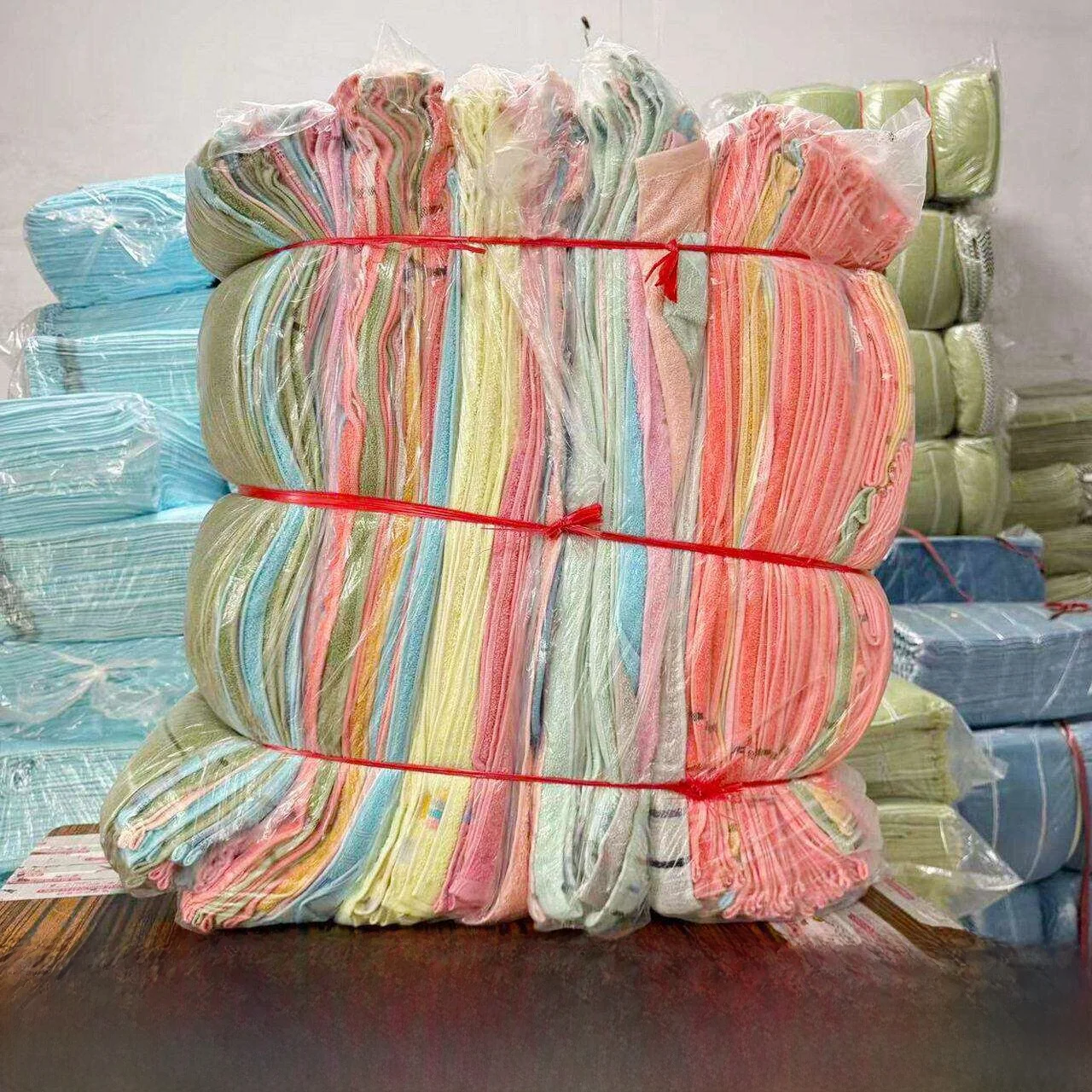 Second-Class Cotton Polyester Towels Household Cleaning Supplies Pure Cotton Machine Wiping Towels Affordable Home Textiles