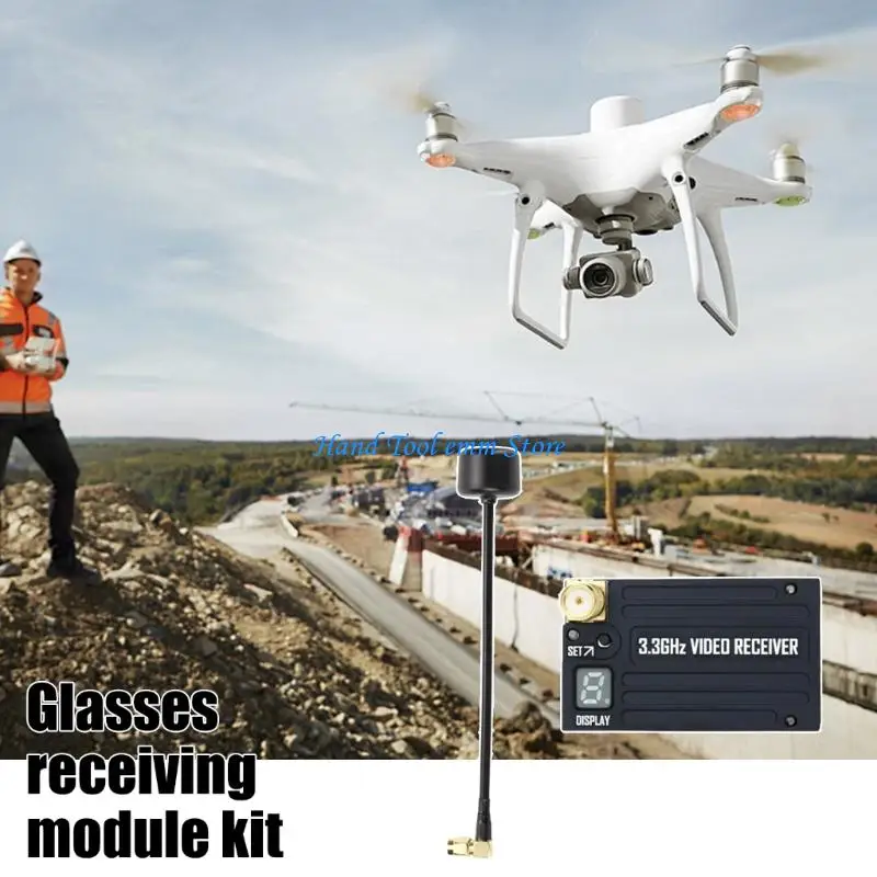 

H37F Advanced 3.3Ghz Receiver For FPV And Aircraft Strong Metal Housing