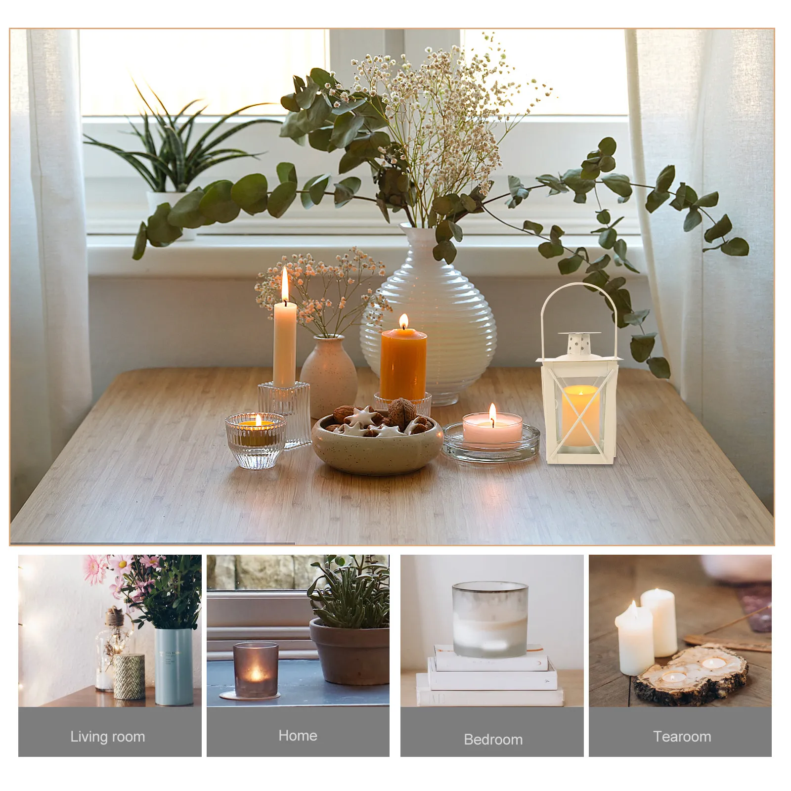 Iron Lantern Holder Stand for  - Outdoor Lighting Decor Ideas 评论和价格
