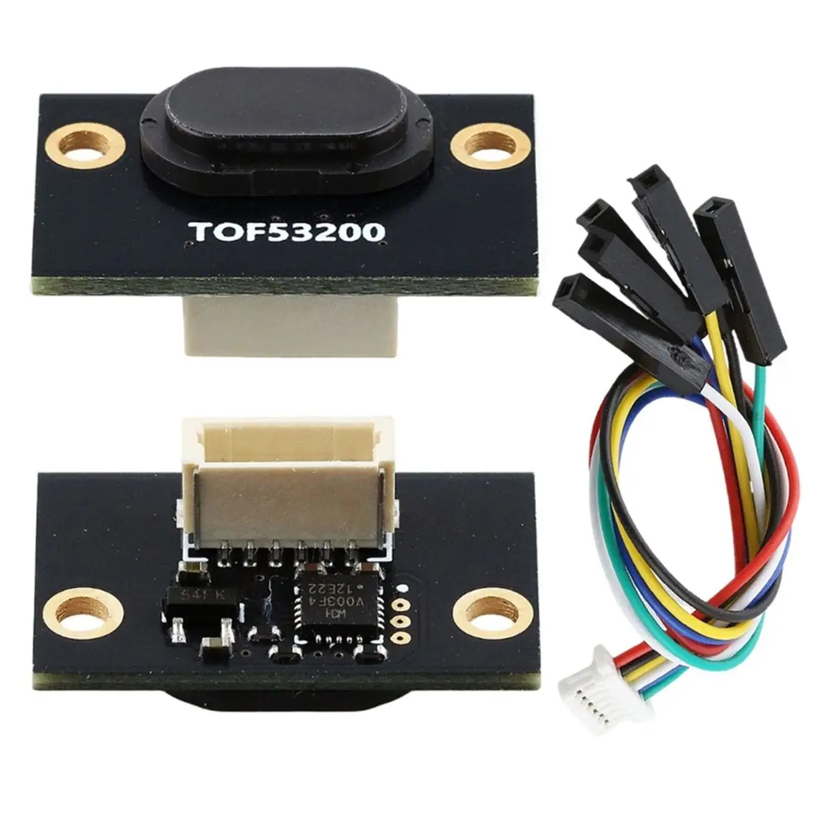 TOF53400 Laser Infrared Distance Sensor Module Built-in MCU VL53L1X 4M Ranging Serial Port IIC Modbus-RTU