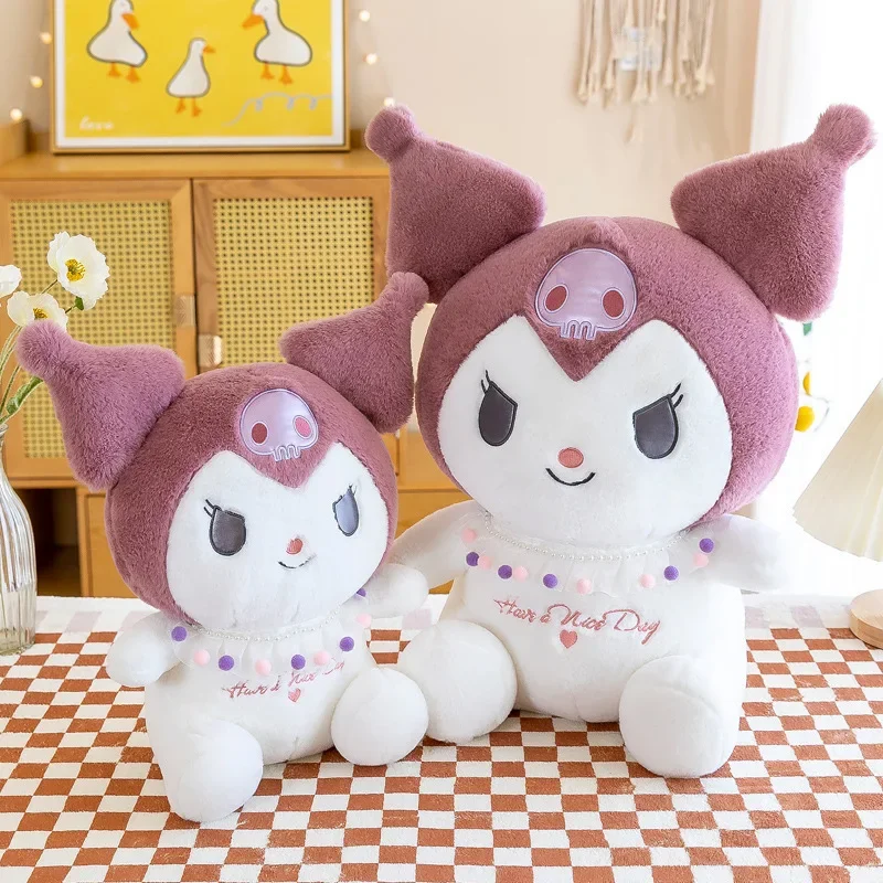 

Kawaii Sanrio, плюшевые строительные игрушки, милые Мультяшные куклы, мягкие куклы для фанатов, для девочек, 10 дюймов, плюшевые куклы, кавайные украшения для комнаты