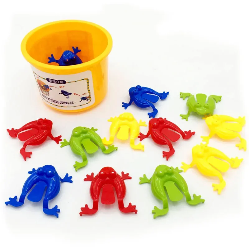 Nuovi 1Pcs Jumping Frog Bounce Finger Toys for Kids novità assortiti antistress giocattolo antistress per bambini regalo di compleanno