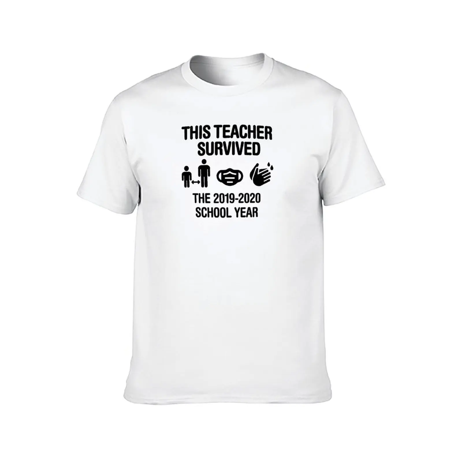 This teacher survived the 2020 school year Corona Teacher gift idea T-Shirt boys whites baggy shirts anime t shirts shirts men