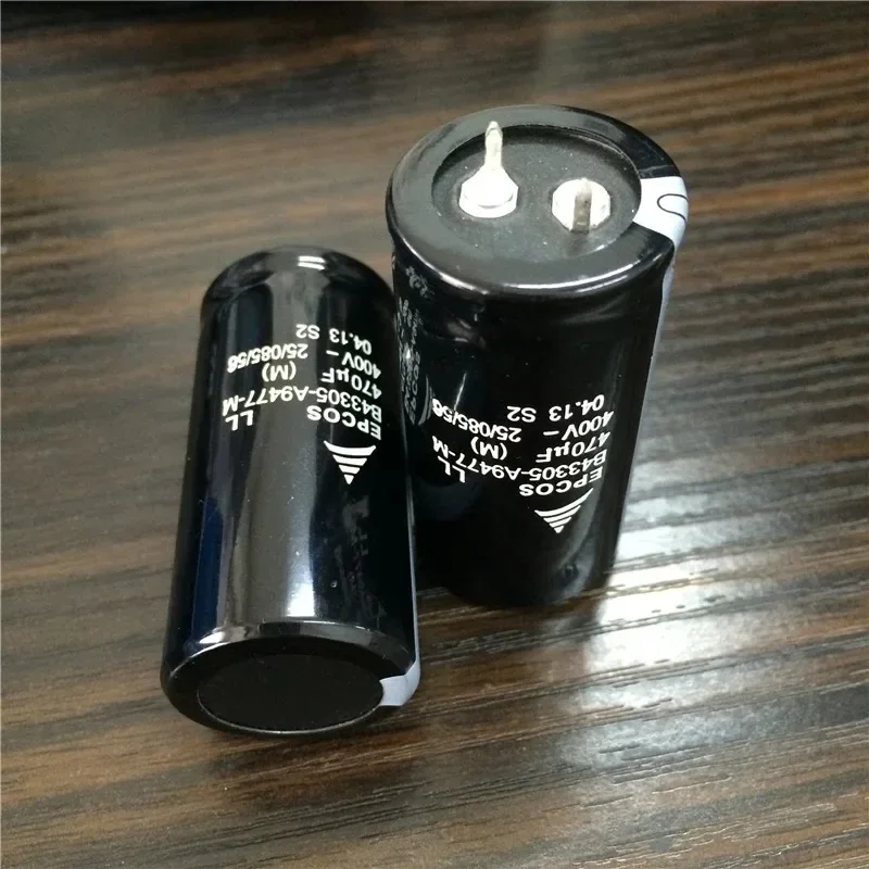 1pcs 470uF 400V EPCOS B43305 Series 25x50mm 400V470uF PSU Aluminum Electrolytic capacitors