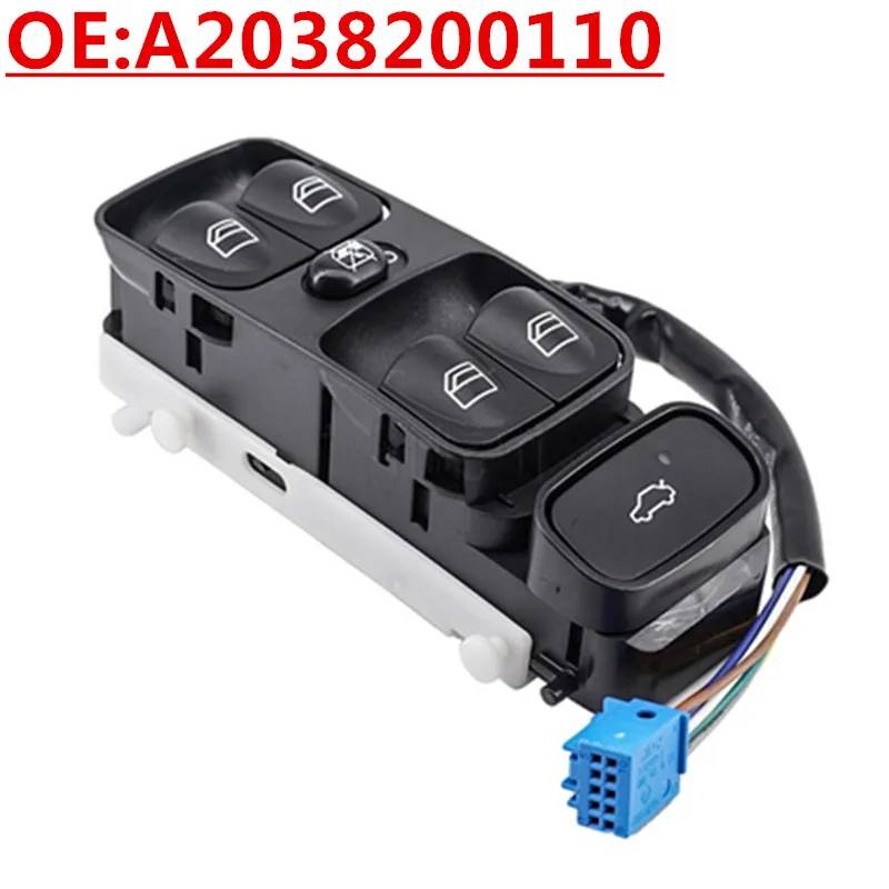 

OE:A2038200110 Auto Accessories Glass Lifter Switch Power Window Control Switch For Benz