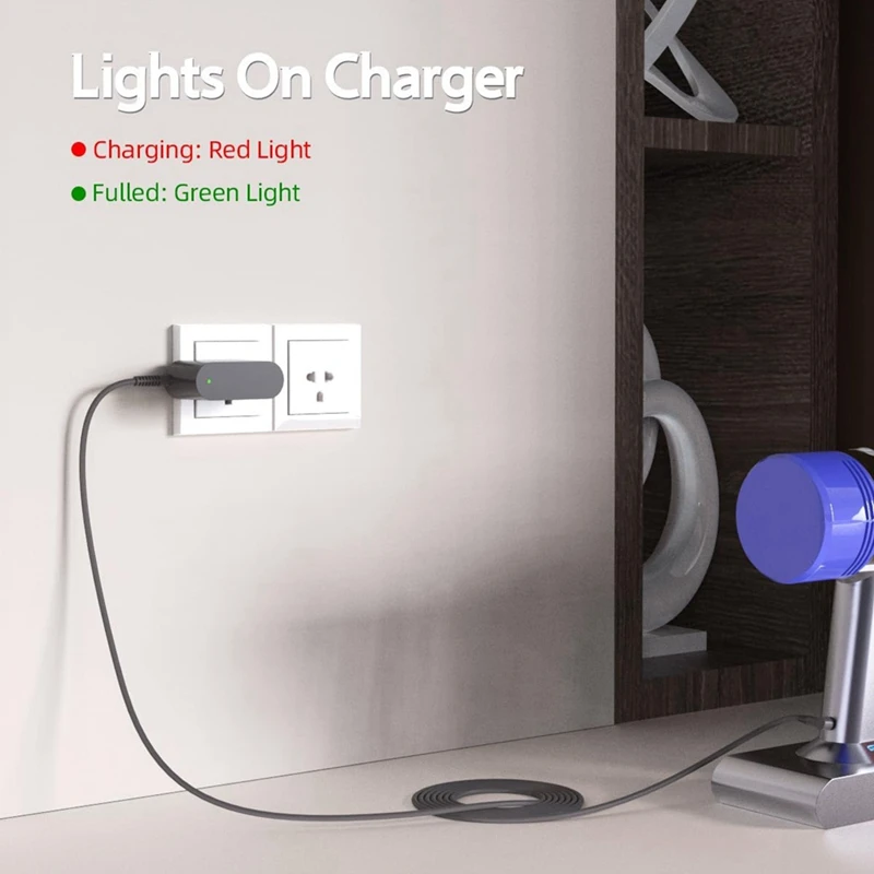 Сменный шнур питания 30,45 В для Dyson V10, тонкий беспроводной пылесос, аксессуары, зарядный шнур питания, вилка стандарта США