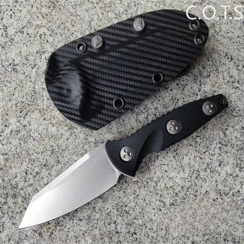 Knives Straight Outdoor Tools 93M-10 Socom Alpha Warcom Fixed Blade Knife 3.72" Stonewashed Wharncliffe Blade with Kydex Sheath Straight Knives