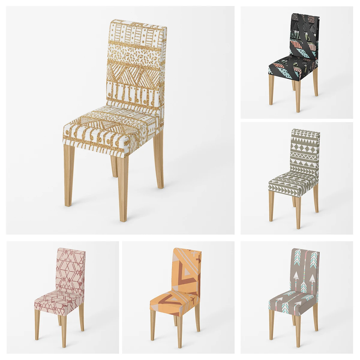 Home chair cover Chairs for kitchen Covers chairs adjustable dining elastic fabricchairs covers chair cover for wedding aaaa