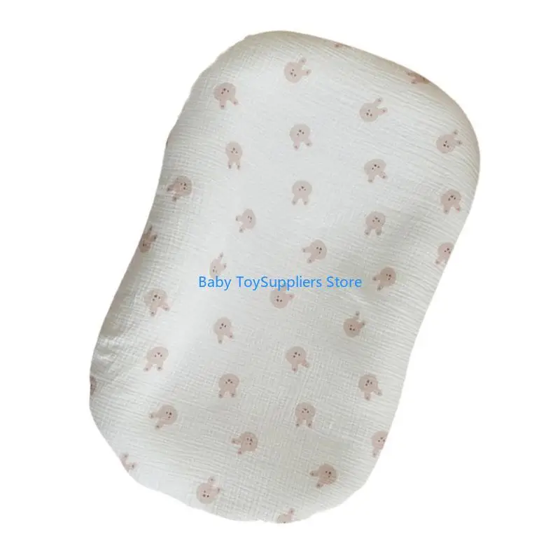 R1WF ทารก LOUNGER เตียงผ้าฝ้ายเปล Bassinet รองรับการออกแบบตามหลักสรีรศาสตร์