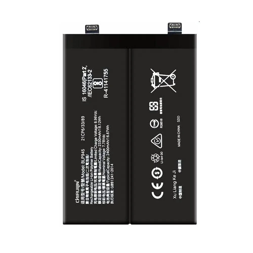 100% New Original BLP945 Battery For OnePlus 10T OnePlus ACE Pro Replacement Batteries With Gifts