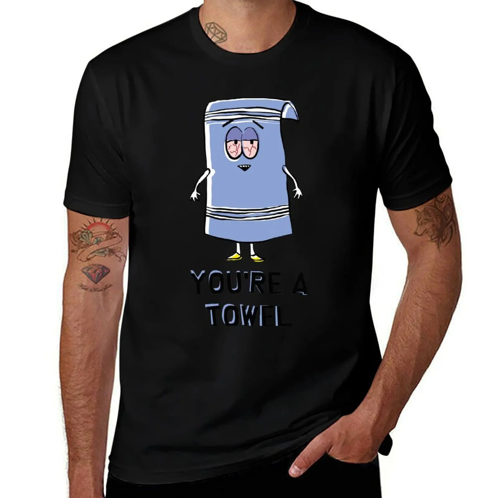 Towelie - You are a towel T-Shirt man t shirts cotton T-Shirt