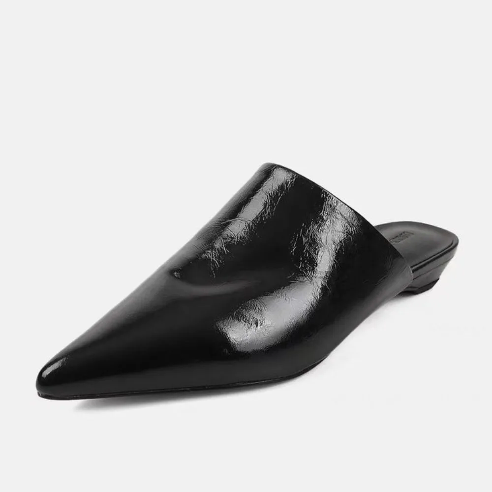 2025, marke Neue Wohnungen Dame Sandalen Hausschuhe Slip auf Spitz Frauen Maultiere Outdoor Slipper Schuhe Frau Rutschen Mujer