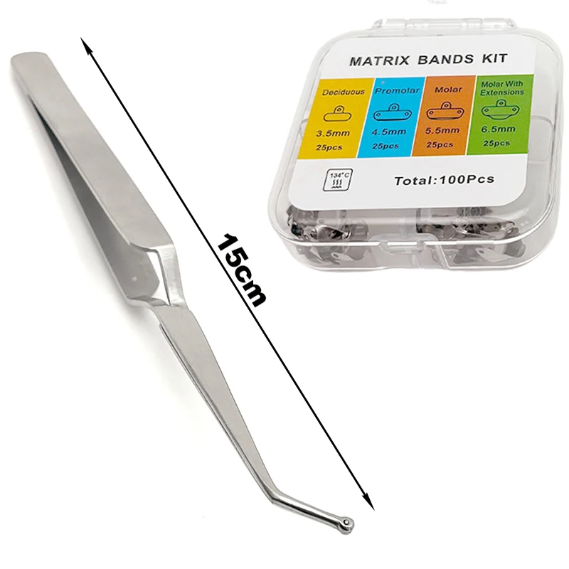 

Держатель стоматологической матричной системы, зажимные матрицы, пинцет и секционные матричные щипцы для стоматологической клиники