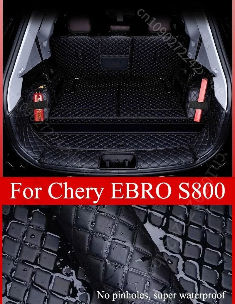 チェリーebro-s800-tiggo-8-pro-phev-2026-2025-車用トランクマット-車用レザー防水フロアマット-カースタイリングアクセサリー-フルカバー