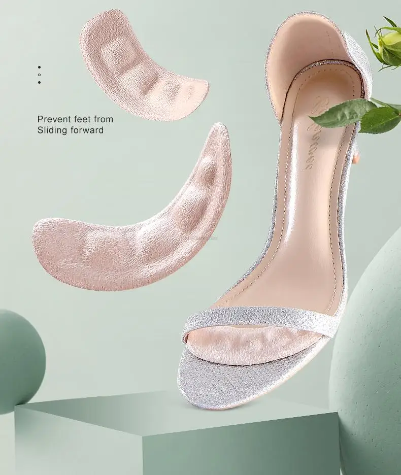 Schuhpolster für High Heels, rutschfeste Fußpolster für Sandalen, verschleißfeste Füße, Silikon-Fersenschutz für Damenschuhe, Fersenschutz – Detail 6