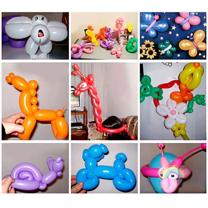 High Quality Long Strip Balloon Morphing Balloon Mutant Mould Kitten Puppy DIY Prop Balloon Party Layout Props Accessories 200pc