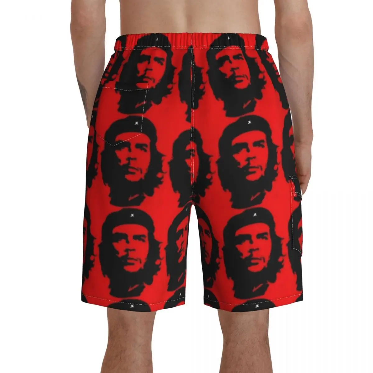 Che Guevara Boardshorts Muster Strand Badehose Polyester Herren Badehose