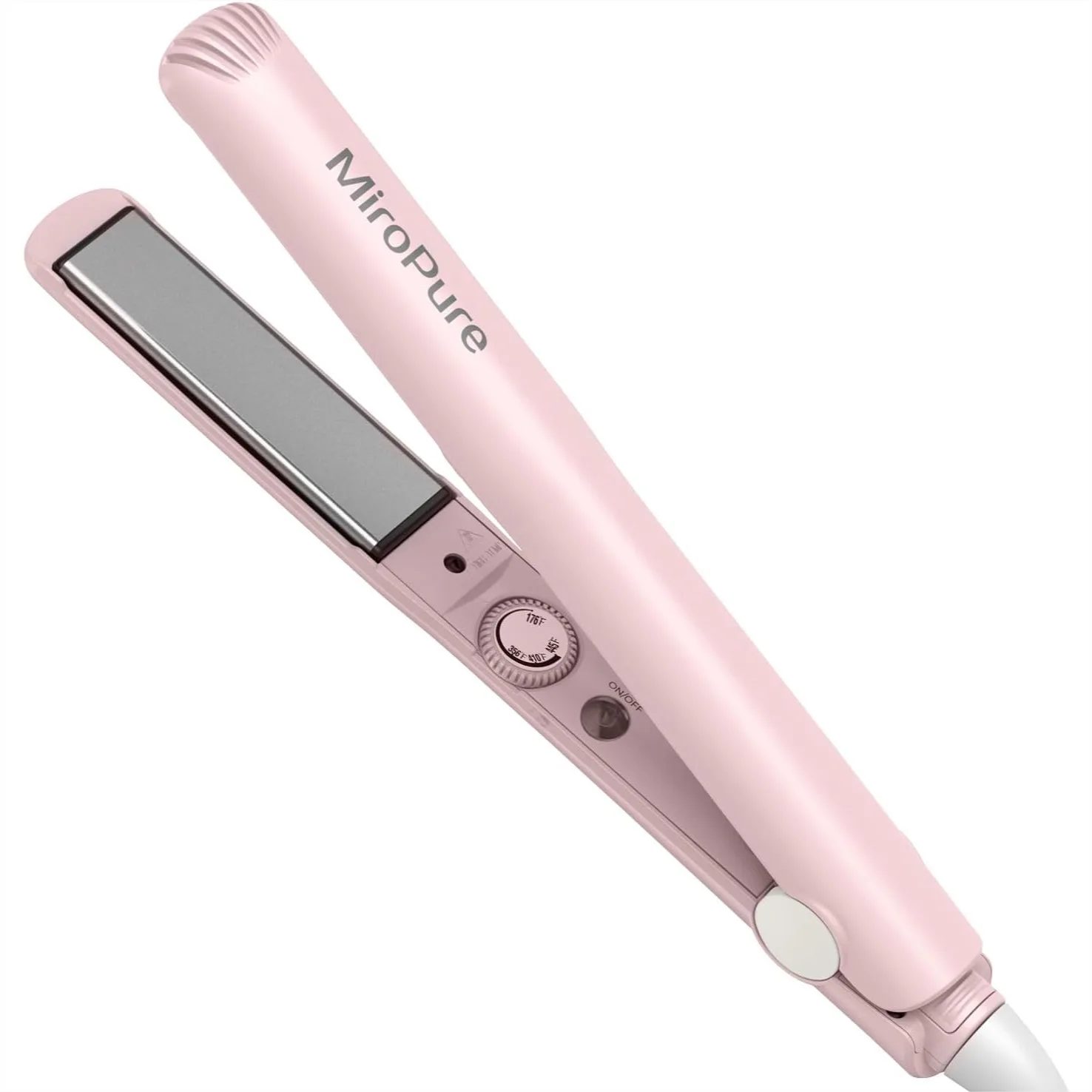 

1 Inch Flat Iron Hair Straightener, 30S Fast Heating & 60Min Auto Shut-Off, 2 in 1 Straightener and Curler with 3D Ceramic
