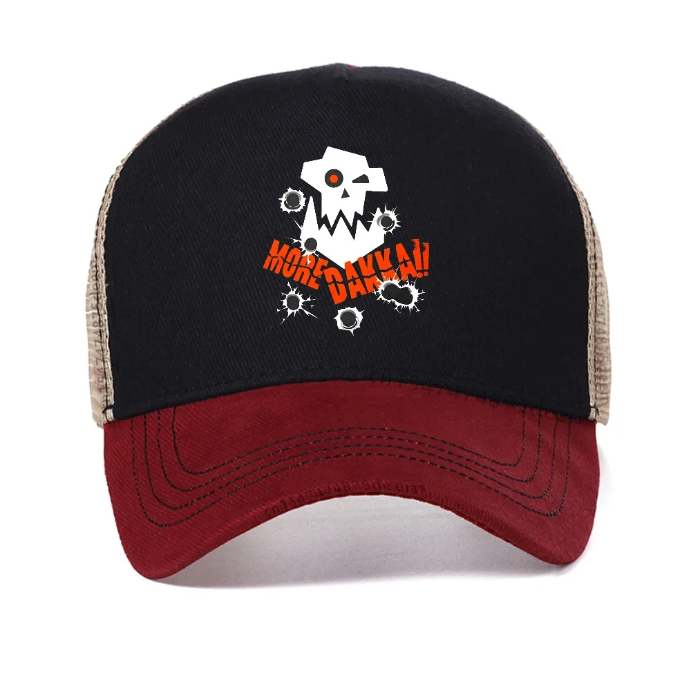 More Dakka Ork Miniature Tabletop Wargaming cap summer men women mesh baseball cap fashion casual Breathable sun snapback hats