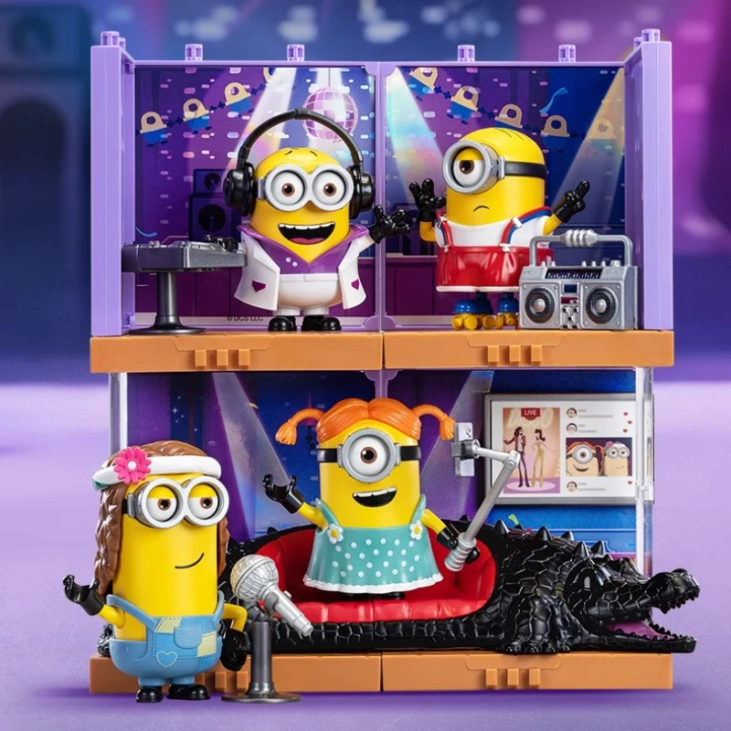 

New Blokees Minions DIY Building Blocks Toys Kevin Stuart Otto Bob Partner Magic Edition 2 Party Assembled Figure Series Toy