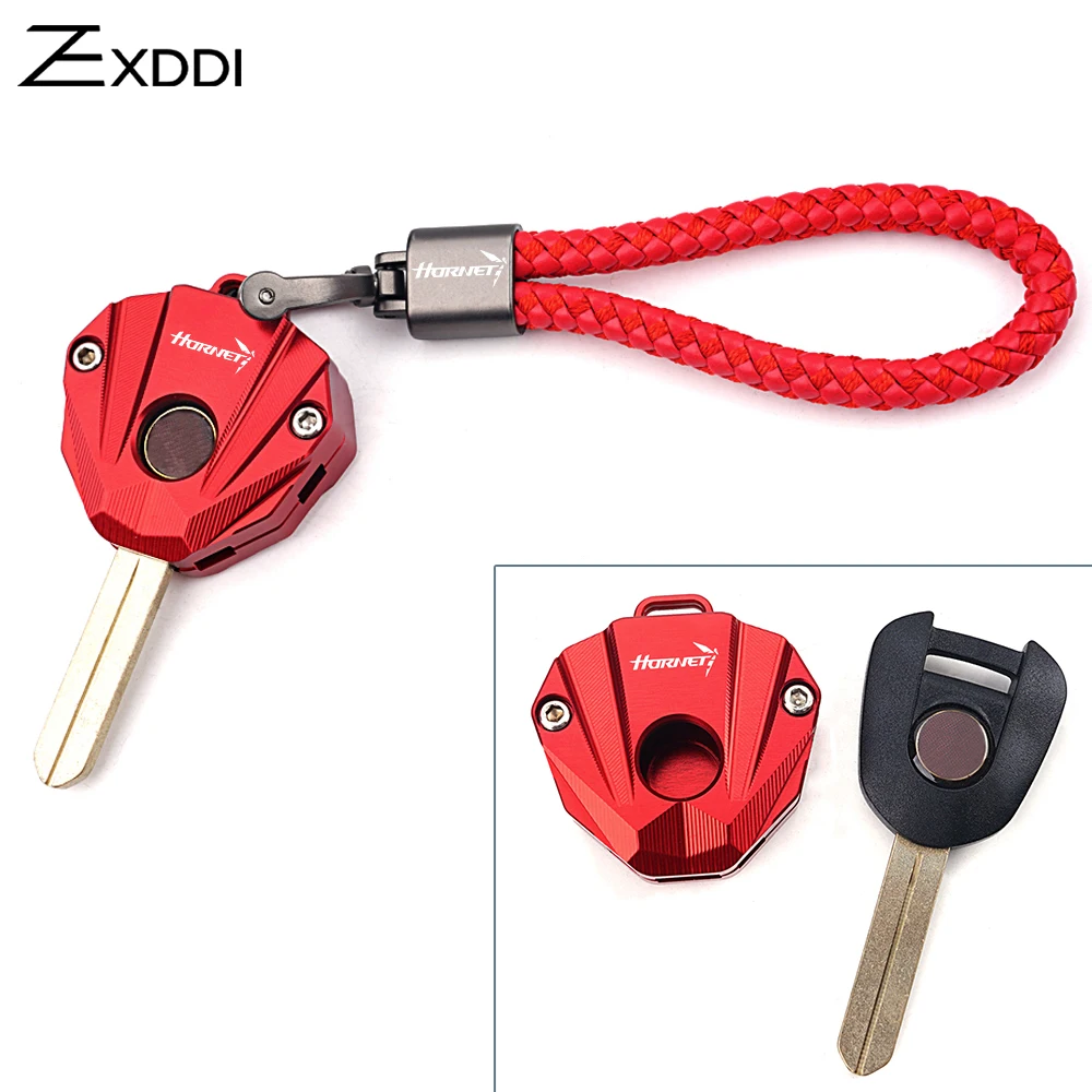 

For HONDA CB 1000 SP 750 HORNET CB750 CB1000 Hornet 2023-2025 Motorcycle Accessories Key Case Cover Cap Shell Key Chain KeyRing