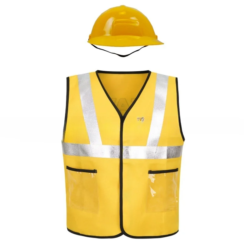 Little Engineer Horse Clip Performance Suit Toy Set Repair Worker Role Playing Suit Construction Worker Role Playing Suit