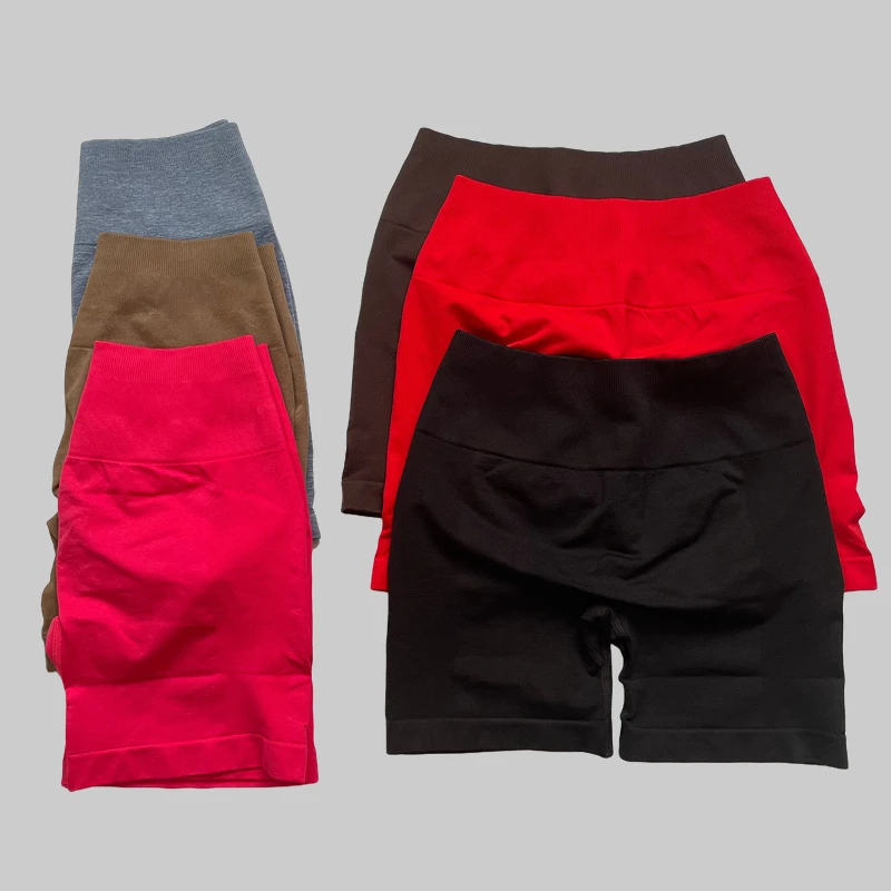 Women High Waist Sport Shorts Seamless Workout Shorts Scrunch Butt Fitness Shorts Women's Sports Short Pants Gym Clothing