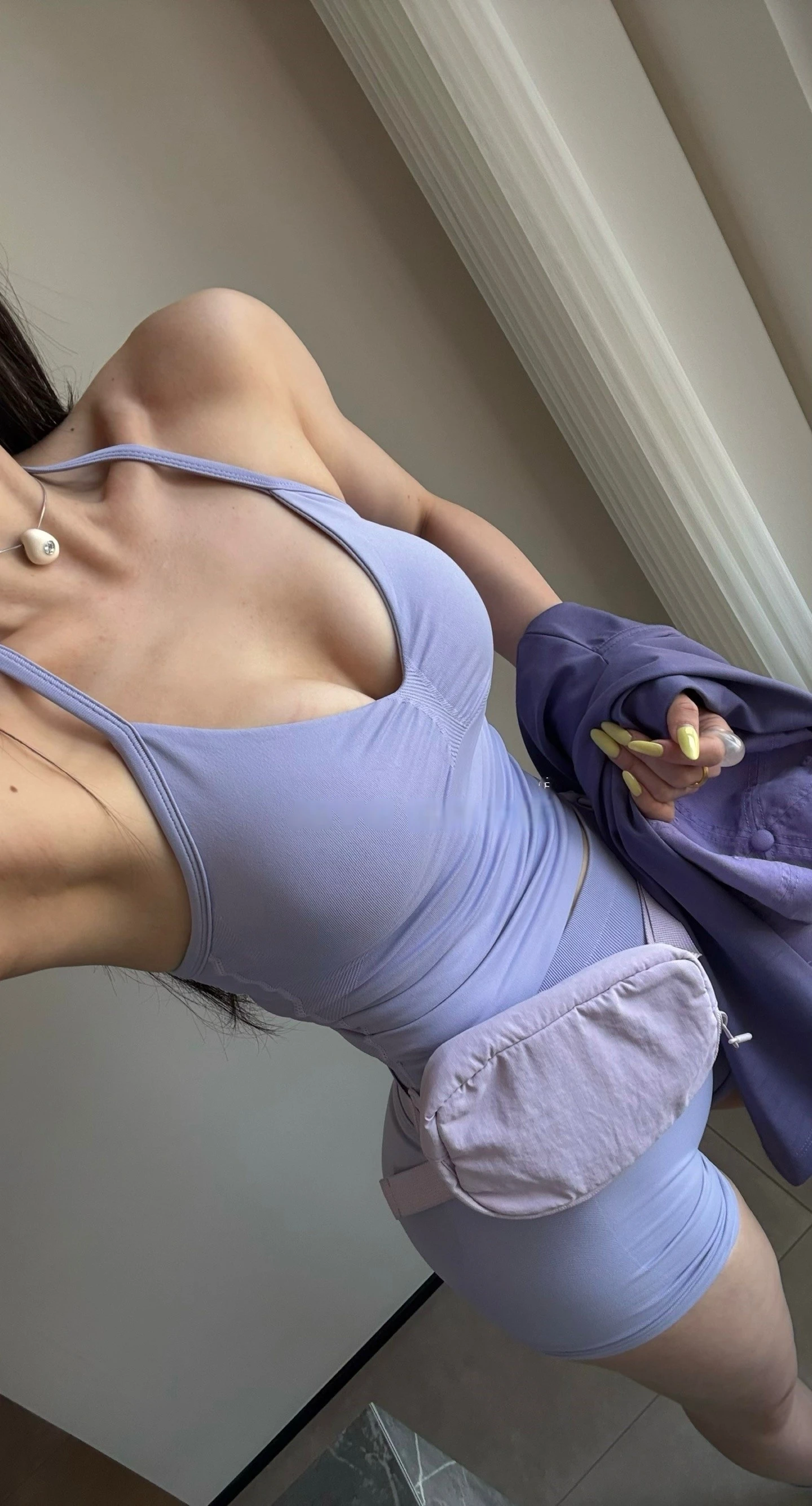 NO LOGO Damen Longline Strappy Rückenfreies Gym Top Scrunch Workout Open Back BH Tank Top für Laufen Yoga Shirt – Detail 11