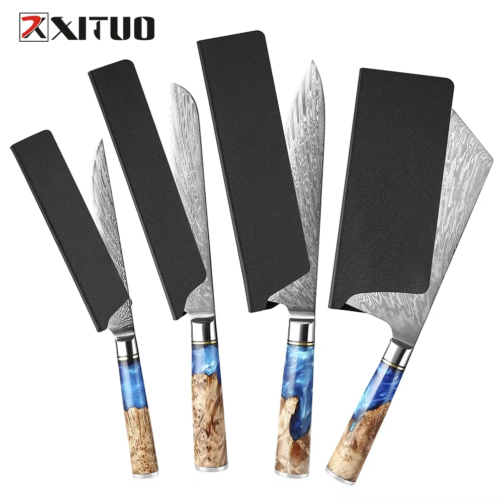 

XITUO Kitchen Knife Sheath 9.5"8"7"6"5"3.5"Inch Chef knife Case Santoku Sashimi Cleaver Slicing Filleting Paring Utility Cover