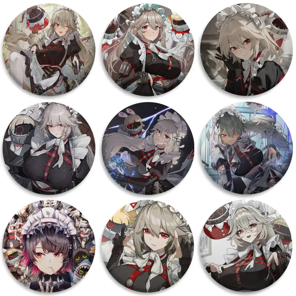 الكسندريما سيباستيان Zzz شارات مستديرة رائعة شارة دبابيس دبابيس الإبداعية للملابس قبعة ظهره هدية الملحقات #1