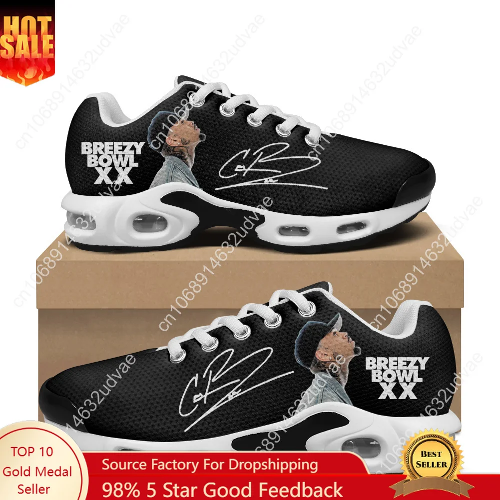 

Chris Brown Air Cushion Sneakers Mens Womens Teenager Lightweight Sports Shoes High Quality Custom Couples Leisure Mesh Sneaker
