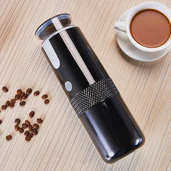 Wireless Portable Coffee Machine for Car & Home Rechargeable Coffee Maker Handheld Espresso Outdoor Capsule Coffee Powder