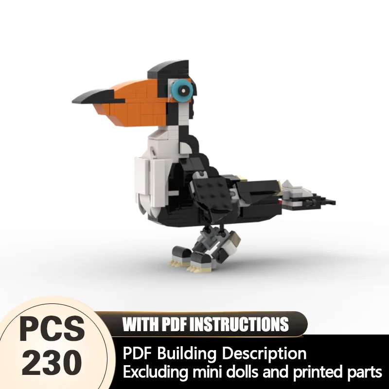 

Creators Animal Series Model MOC Building Bricks Ramphastidae Modular Technology Gifts Holiday Assemble Children Toys Suit