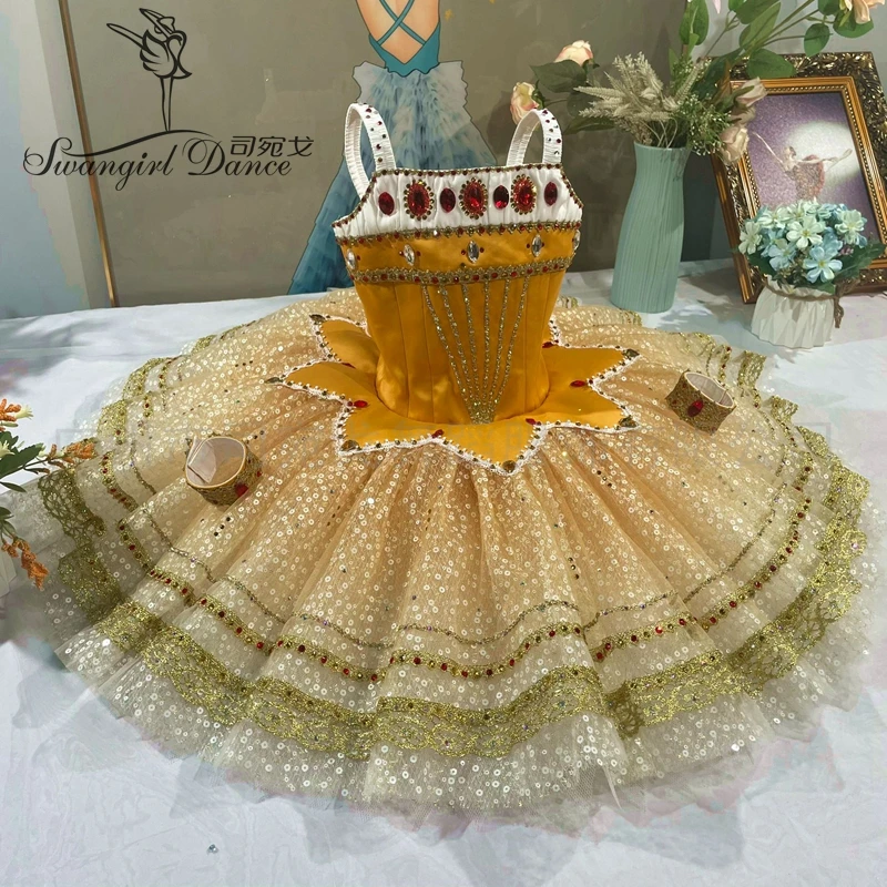 

Ginger Colour Professional Competition Ballet Tutu Platter Purple The Daughter of the Pharaoh BT4331