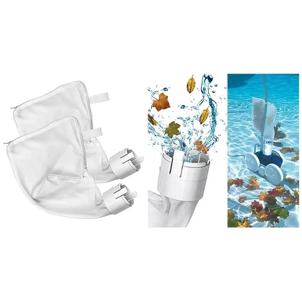 1/2pcs Swimming Pool Filter Bag Pool Robot Cleaning Bag For Polaris 360 380 Filtration Accessories