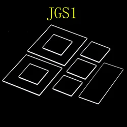 Jgs1液体ガラスシート,高温耐性,超薄型,正方形/円形,ガラスシート