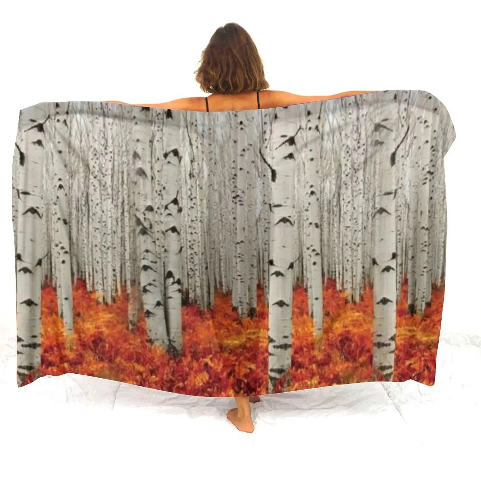 

Летний саронг с цветочным узором, женский салонный групповой женский саронг, шаль, доступны настраиваемые узоры