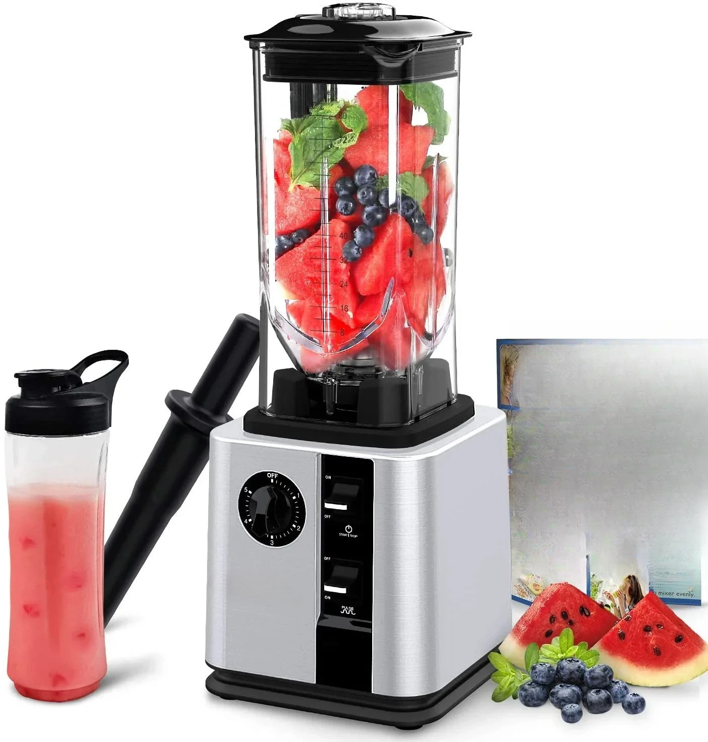 Multifunctional Blenders 2 In 1 Smoothie Maker Electric Mixer