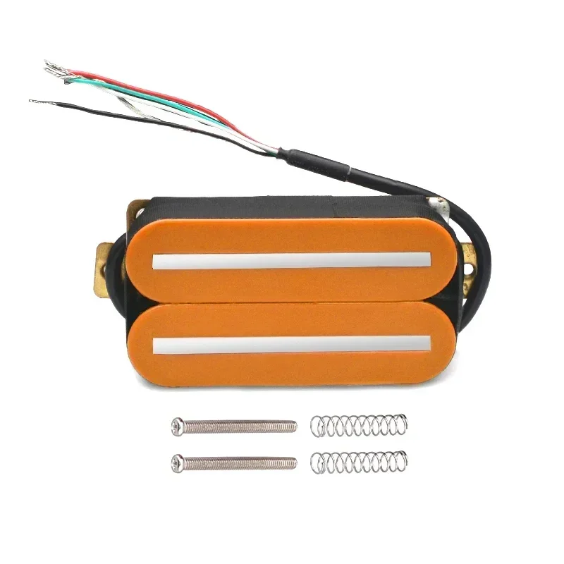 

Электрогитарный звукосниматель хамбакер, керамический, 4-проводной, с 57-мм стальными полюсами, разноцветный