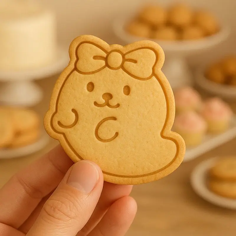 Molde para galletas Kawaii de Halloween Sanrio Kulomi Hello Kitty My Melody, bonitos galletas de dibujos animados, herramienta para hornear prensado 3D, regalos para niñas