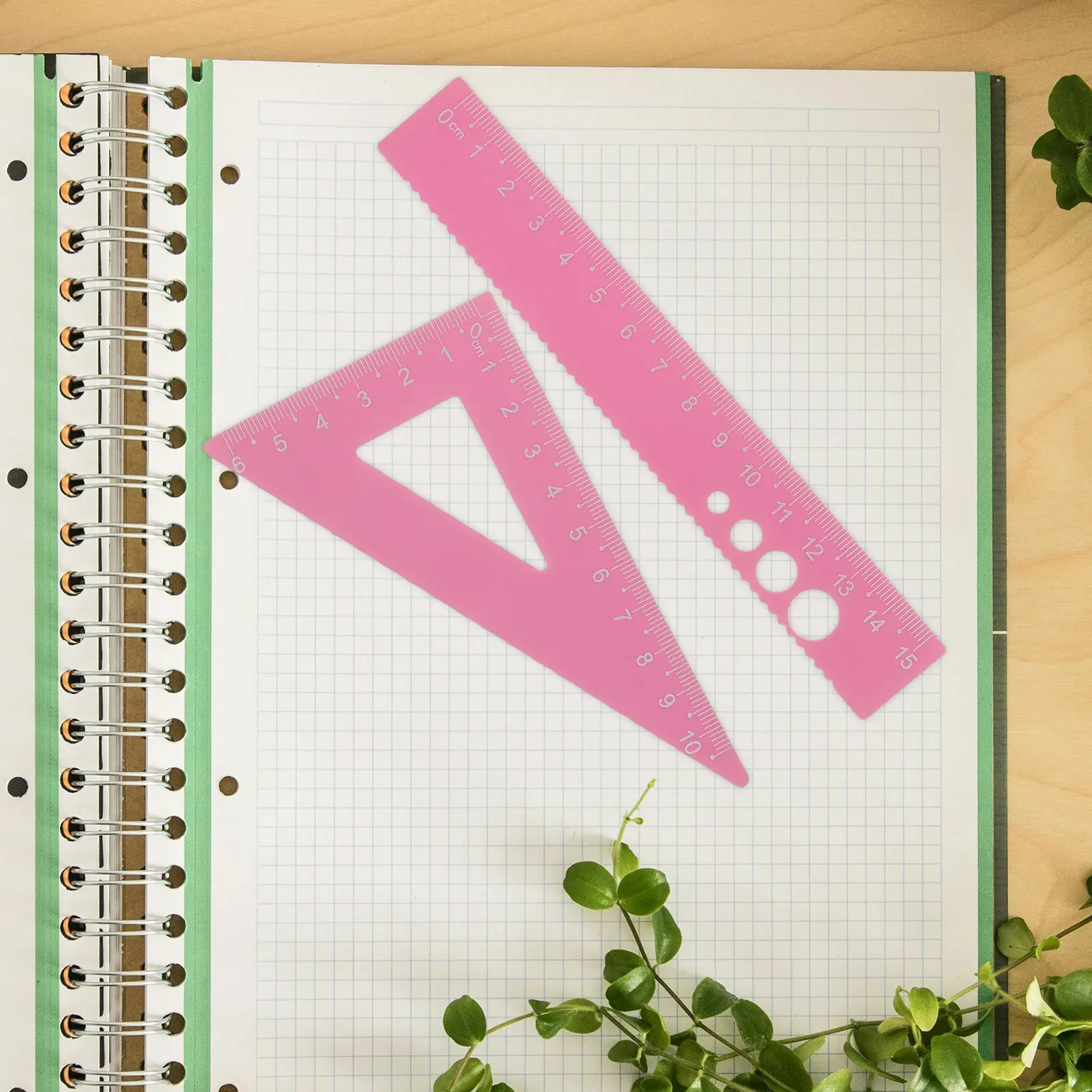 1Set Multi-Functional Geometry Kit Including Protractor Triangle Ruler Measuring Tools for Learning Must Have Classroom