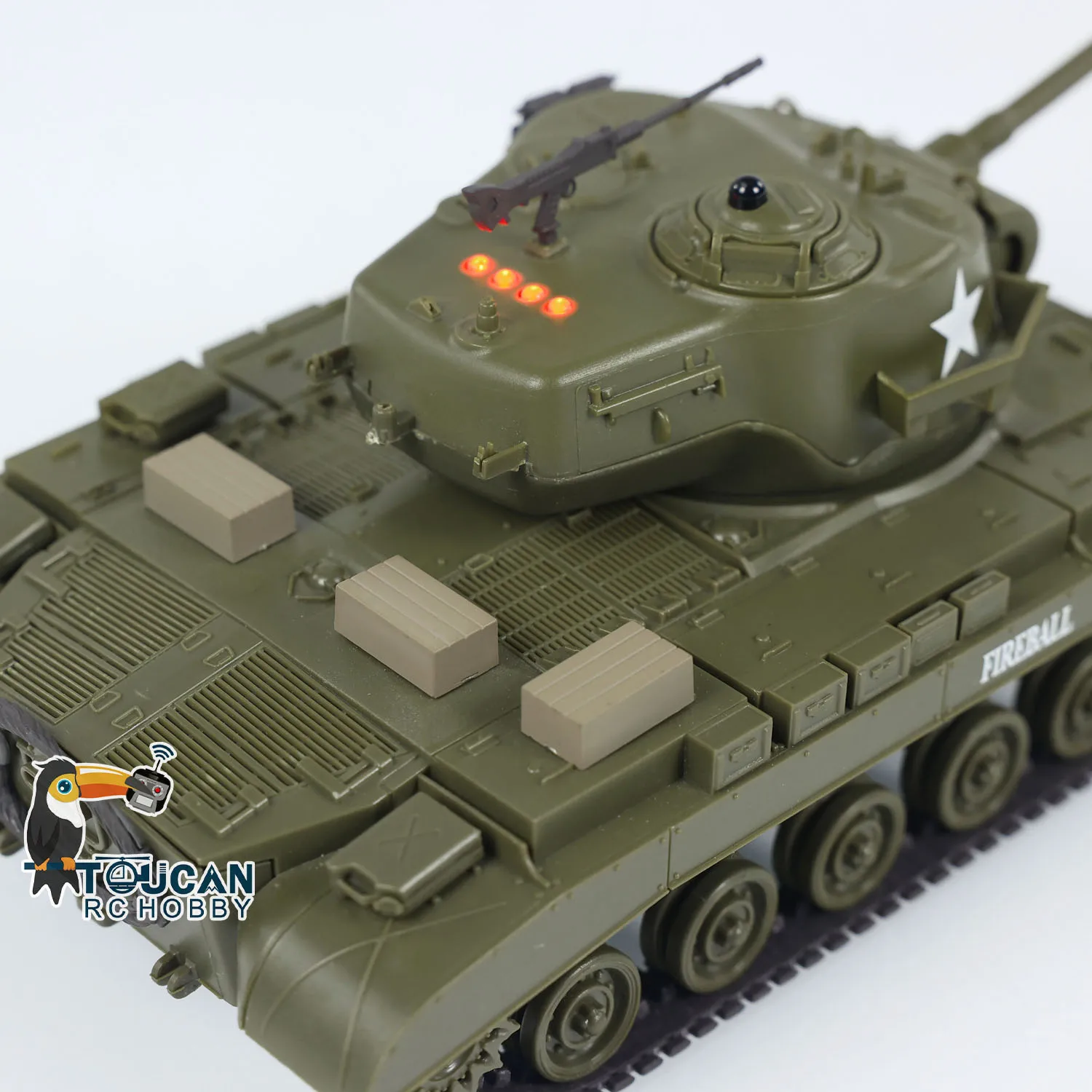

Heng Long 1/30 RC Battle Tank Infrared Combating Pershing M26 3841-02 2.4G Remote Control Model Panzer Vehicle Toys TH23639