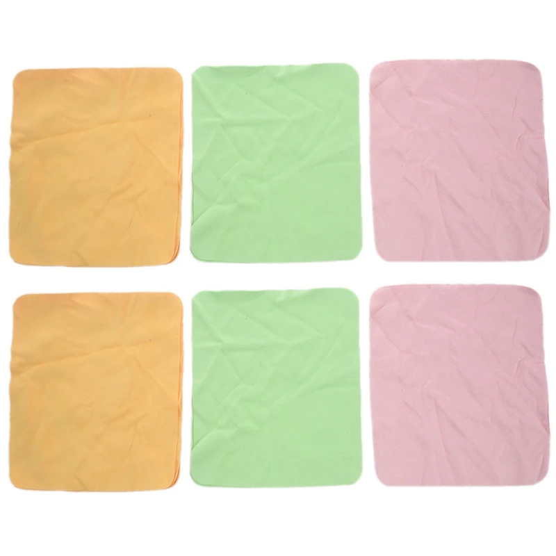 

20 Pcs Glasses Cloth Eyeglasses Chamois Cloth Microfiber Cleaning Cloth Wipe Mobile Phone Screen Lens